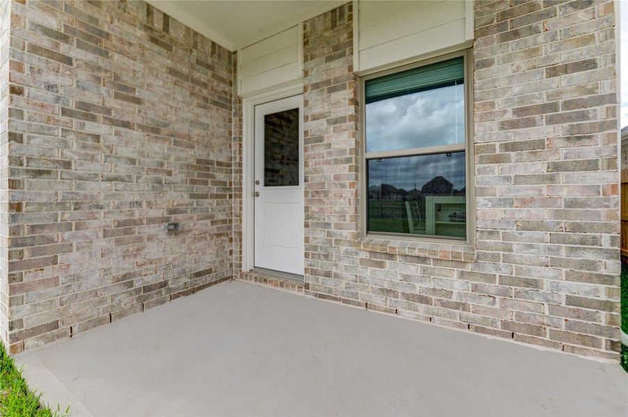 Exterior details and patio area of a home in Arabella on the Prairie, Richmond (Image 32).