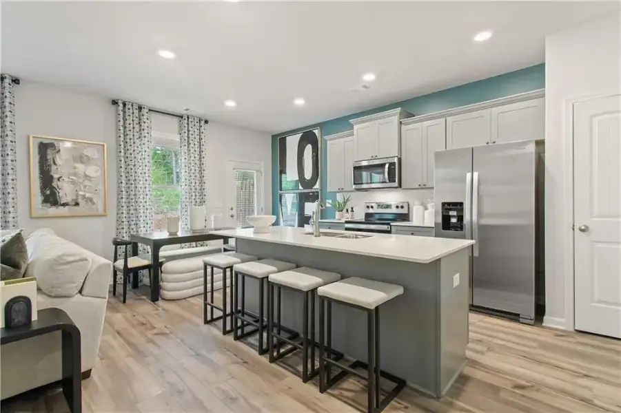 Furnished interior view inside a new home in Diamante, Stockbridge (Image 25).