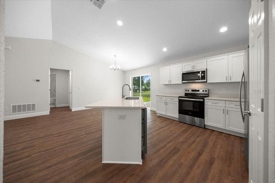 Furnished interior view inside a new home in , Belleview (Image 8).