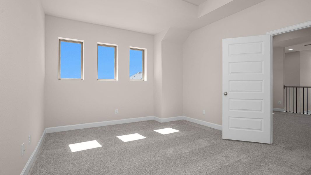 Spacious, unfurnished interior of a new home in Elyson, Katy (Image 10).