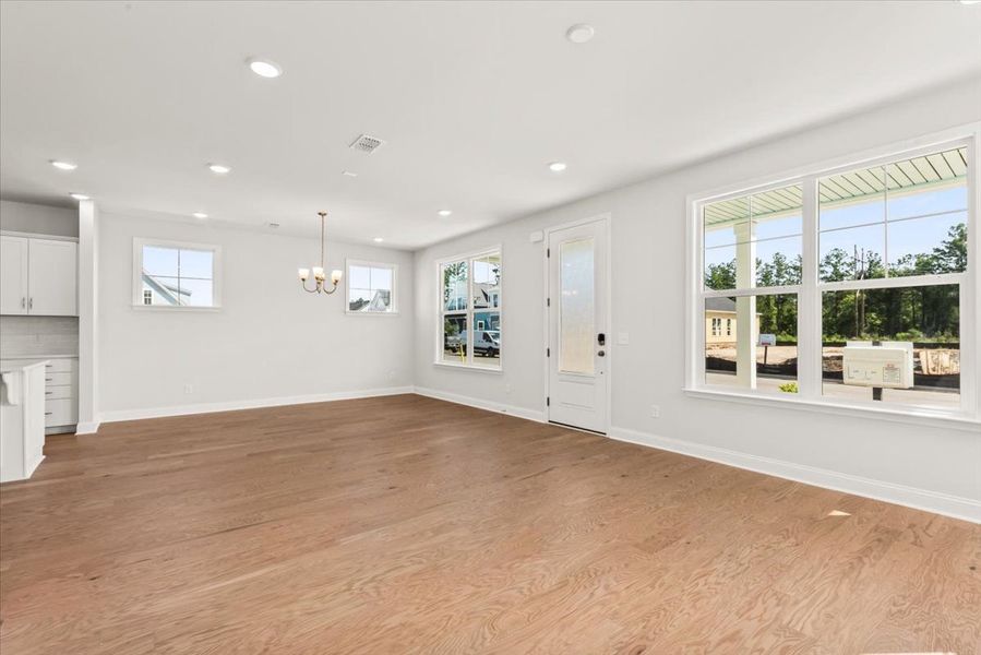 Representative unfurnished interior of a home built from the Royston by Pulte Homes in Point Hope, Charleston (Image 7).