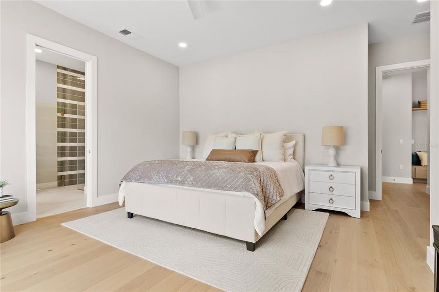 Furnished interior view inside a new home in , Orlando (Image 40).