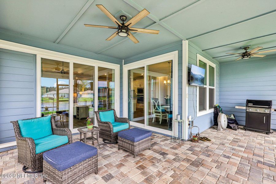 Exterior details and patio area of a home in , St. Augustine (Image 31).
