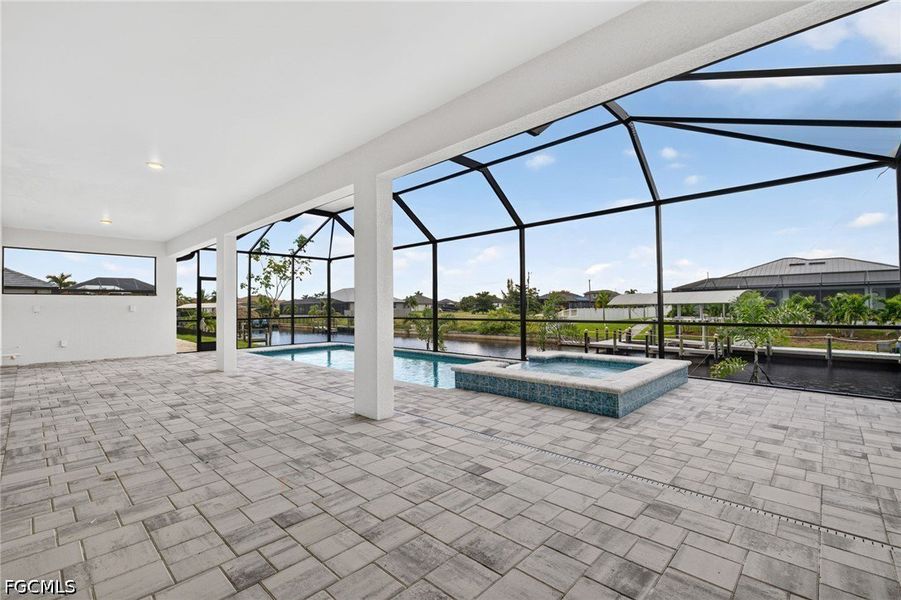 Exterior details and patio area of a home in Cape Coral, Cape Coral (Image 20). Exterior details and patio area of a home in Cape Coral, Cape Coral (Image 20).