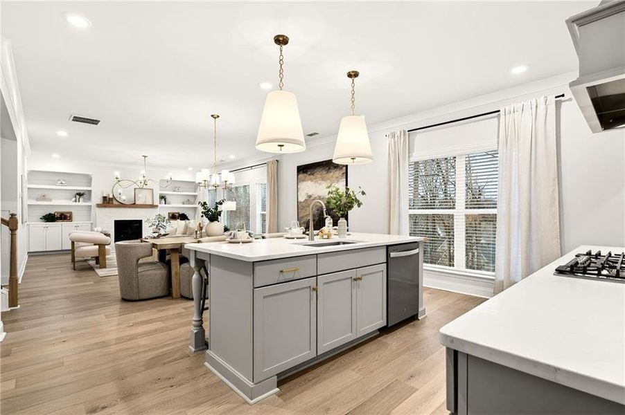 Furnished interior view inside a new home in River Rock, Ball Ground (Image 9).
