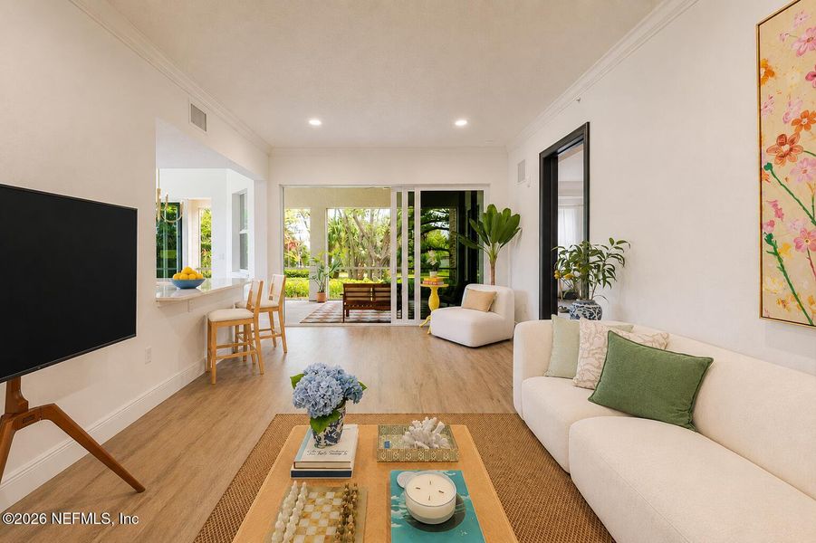 Furnished interior view inside a new home in , Palm Coast (Image 4).