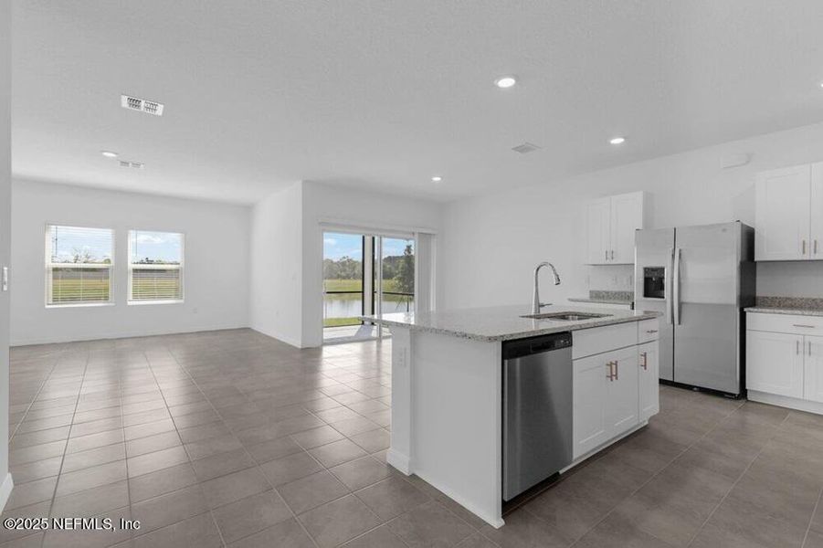 Furnished interior view inside a new home in Coopers Meadow, Jacksonville (Image 4).