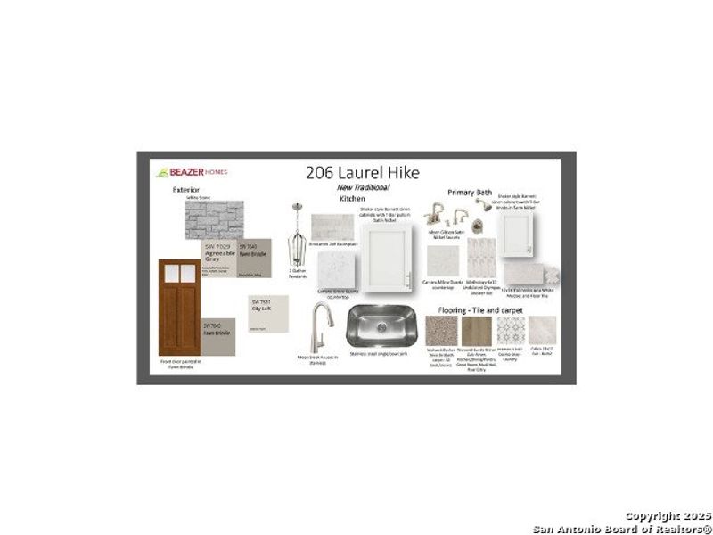 Sample of building materials used in homes in Westridge, San Antonio (Image 3).