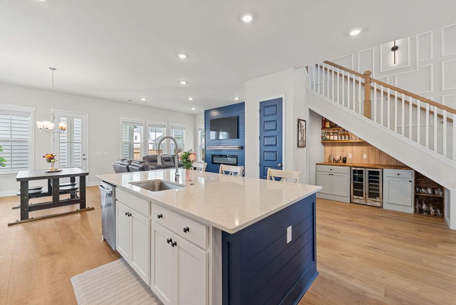 Furnished interior view inside a new home in Heron's Walk at Summers Corner, Summerville (Image 9).
