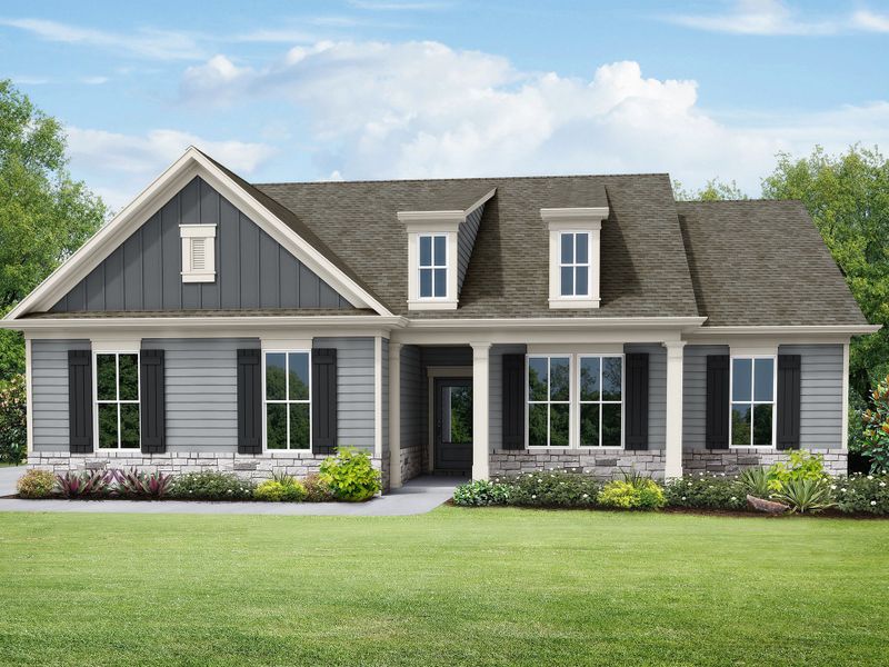 Front exterior of a home in the Legends at Old Monroe community, located in Monroe, GA (Image 9).