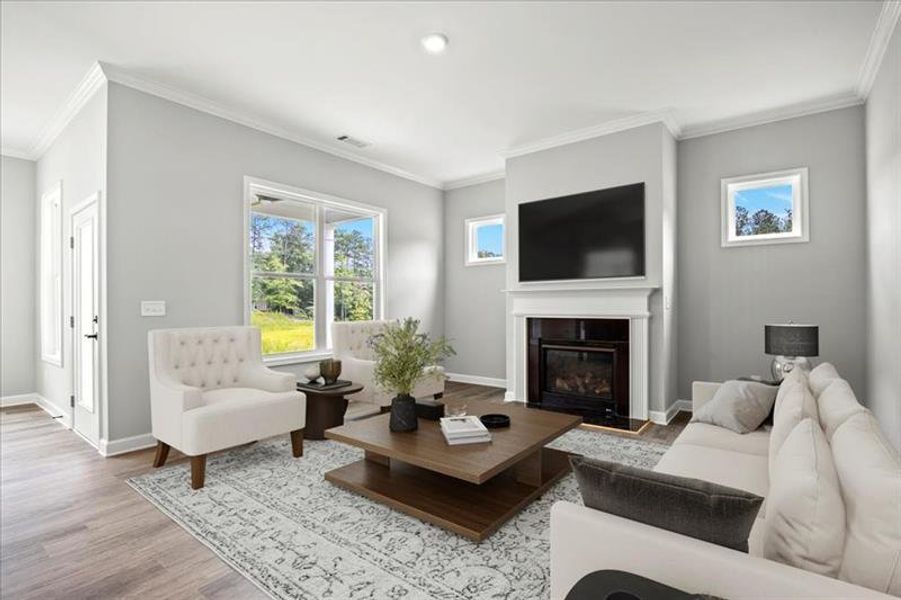 Furnished interior view inside a new home in Cooks Farm, Woodstock (Image 15).
