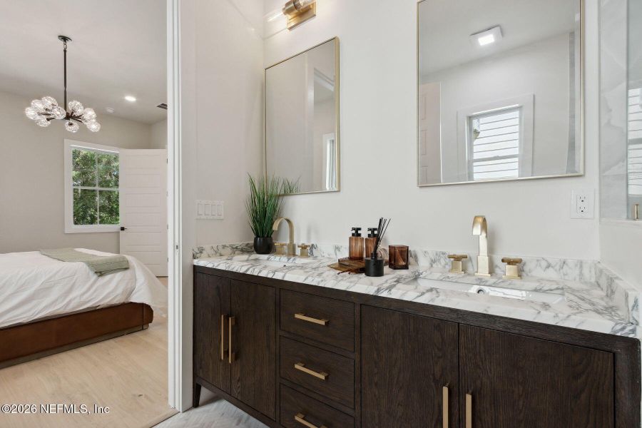 Furnished interior view inside a new home in , Fernandina Beach (Image 9).
