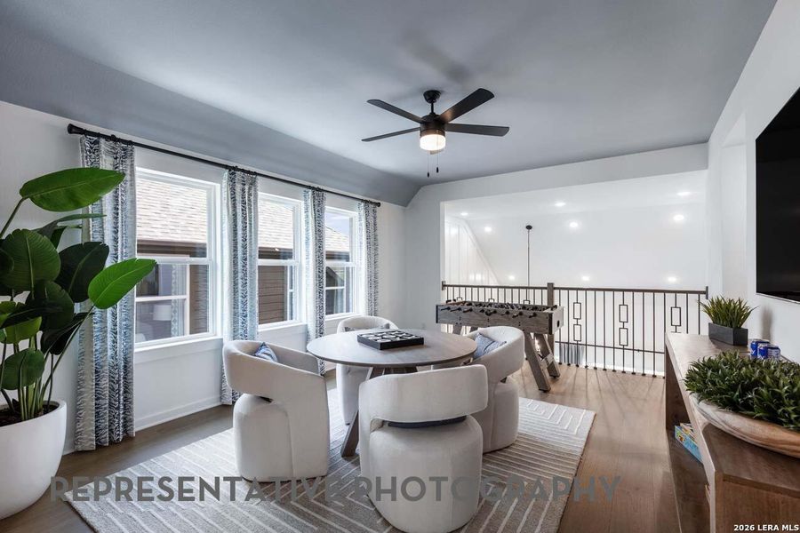 Furnished interior view inside a new home in Davis Ranch, San Antonio (Image 37).