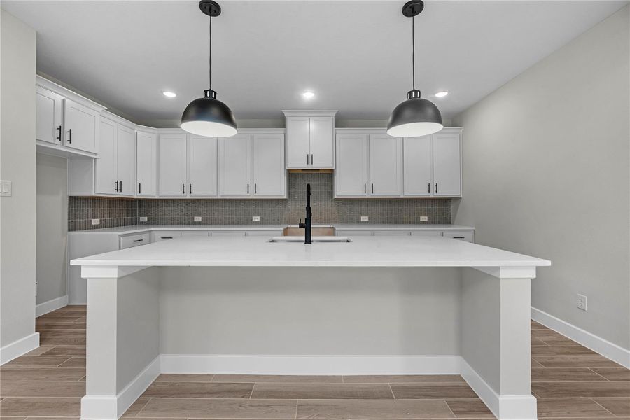 Furnished interior view inside a new home in Elyson, Katy (Image 5).