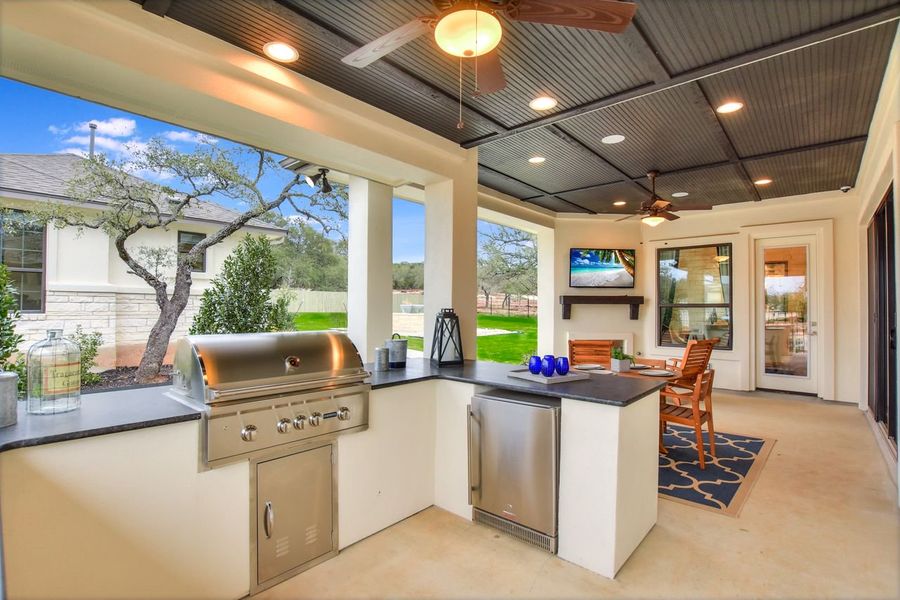 Image 165 representing the Catalina by Giddens Homes in Clearwater Ranch, Liberty Hill, TX.