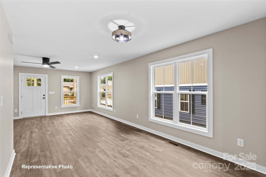 Spacious, unfurnished interior of a new home in , Statesville (Image 22).