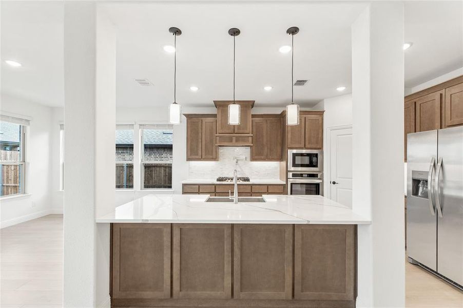 Furnished interior view inside a new home in West Crossing, Anna (Image 6). Furnished interior view inside a new home in West Crossing, Anna (Image 6).