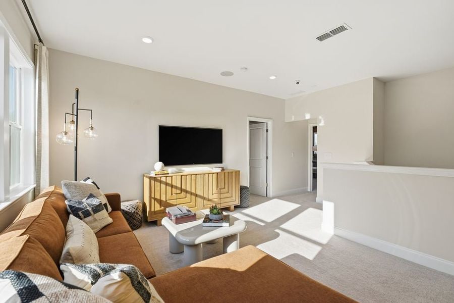 Representative furnished interior of a home built from the Essex by Taylor Morrison in Dreycott, Lawrenceville (Image 35).