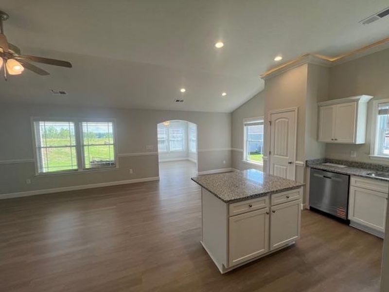 Furnished interior view inside a new home in Cleveland Meadows, Spartanburg (Image 6).