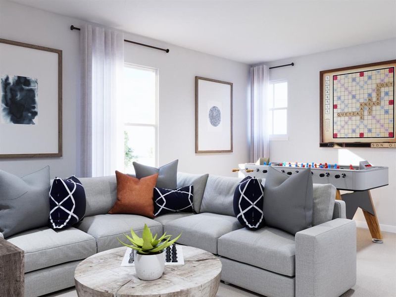 Photos are a representation of the floor plan. Options and interior selections will vary.