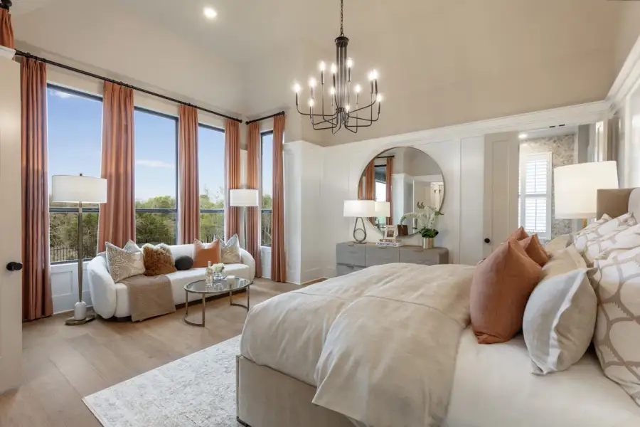 Representative Primary Bedroom - some options shown