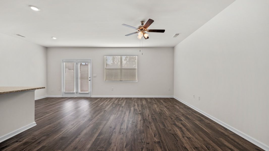 Representative unfurnished interior of a home built from the Salisbury by D.R. Horton in Inverness at Sugarloaf, Lawrenceville (Image 20).