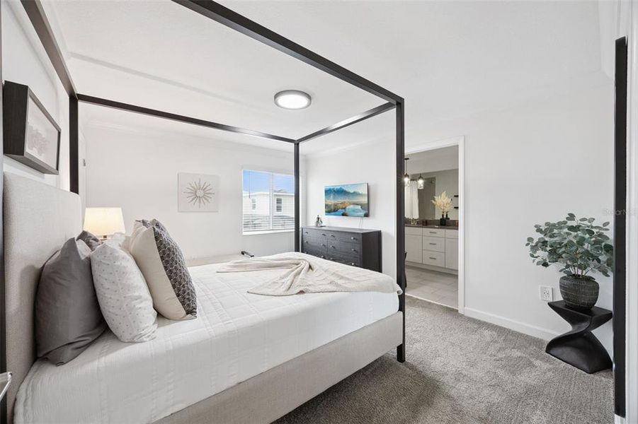 Furnished interior view inside a new home in , Kissimmee (Image 32).