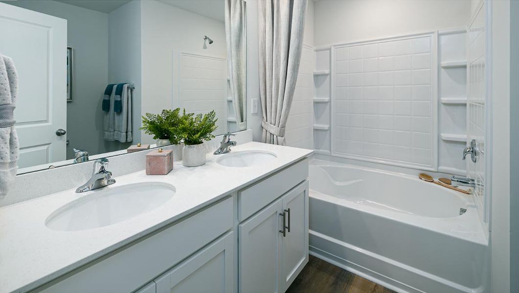 Furnished interior view inside a new home in Brandon Creek, Gastonia (Image 16).