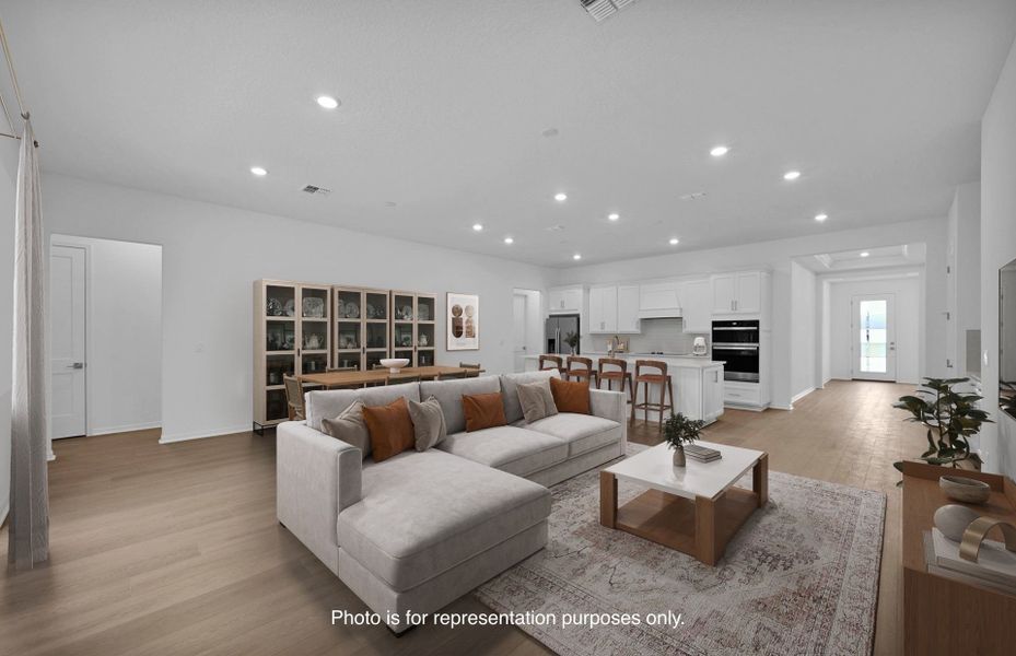 Furnished interior view inside a new home in Fiddler's Cove, Kingsland (Image 9).