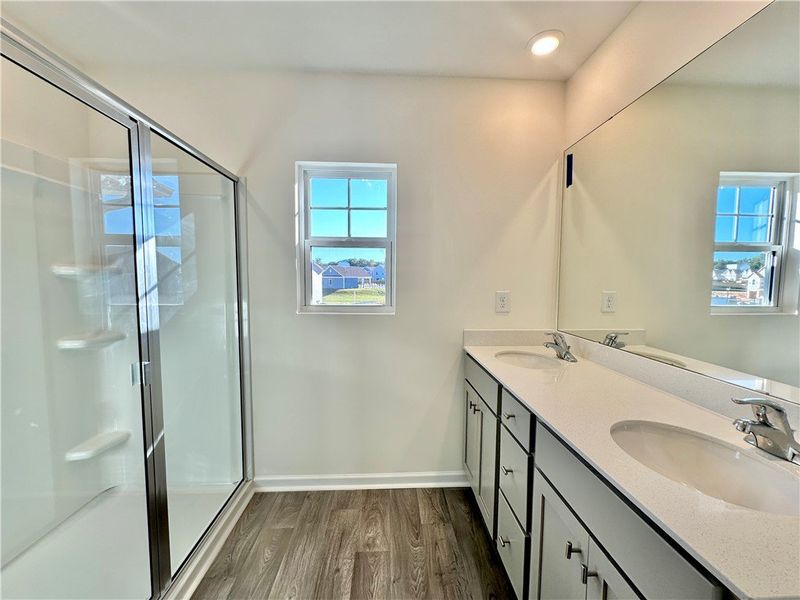 Furnished interior view inside a new home in Champions Village at Cherry Hill, Pendleton (Image 9).