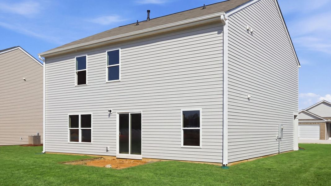 Exterior details and patio area of a home in Bynum Farms, Farmville (Image 23).