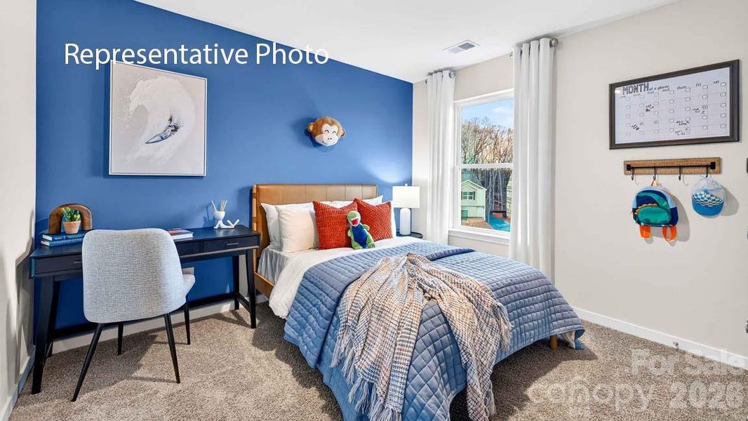 Furnished interior view inside a new home in Sonoma Hills, Charlotte (Image 20).