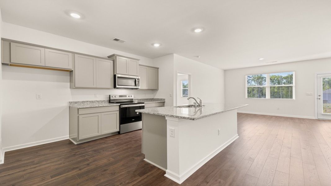 Furnished interior view inside a new home in Fox Crossing, Griffin (Image 3). Furnished interior view inside a new home in Fox Crossing, Griffin (Image 3).