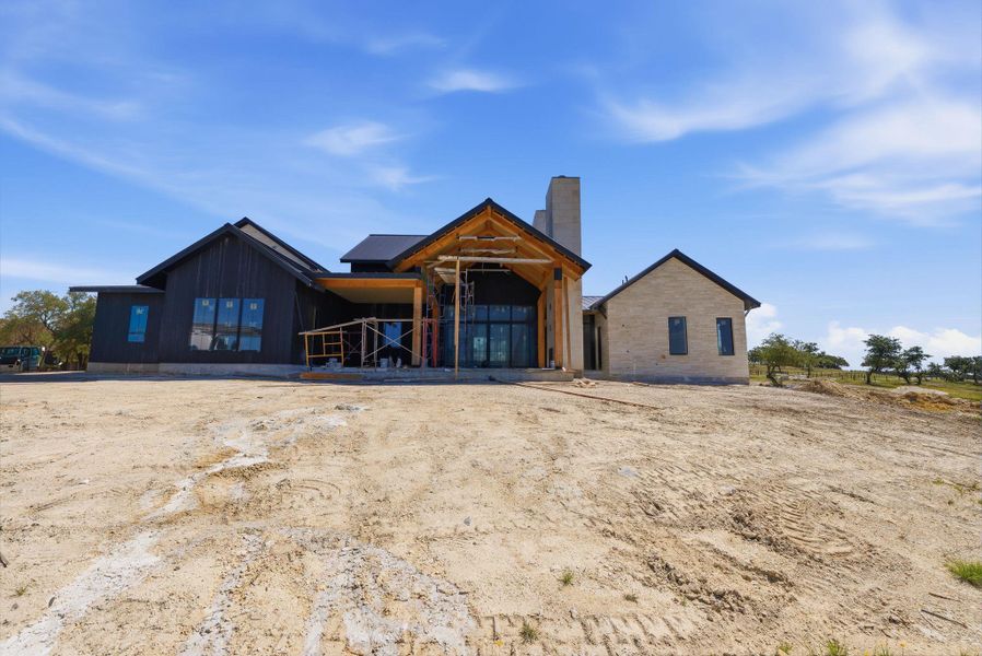 In-progress construction of a new home in , Dripping Springs, TX (Image 4).