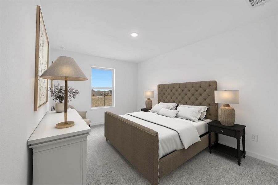 Furnished interior view inside a new home in Rolling Ridge, Van Alstyne (Image 17).