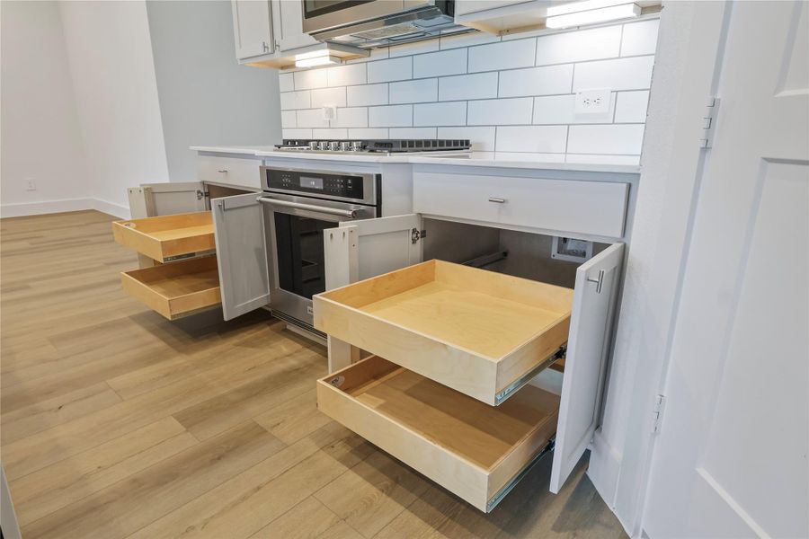 Furnished interior view inside a new home in Hills of Westlake, Conroe (Image 6).