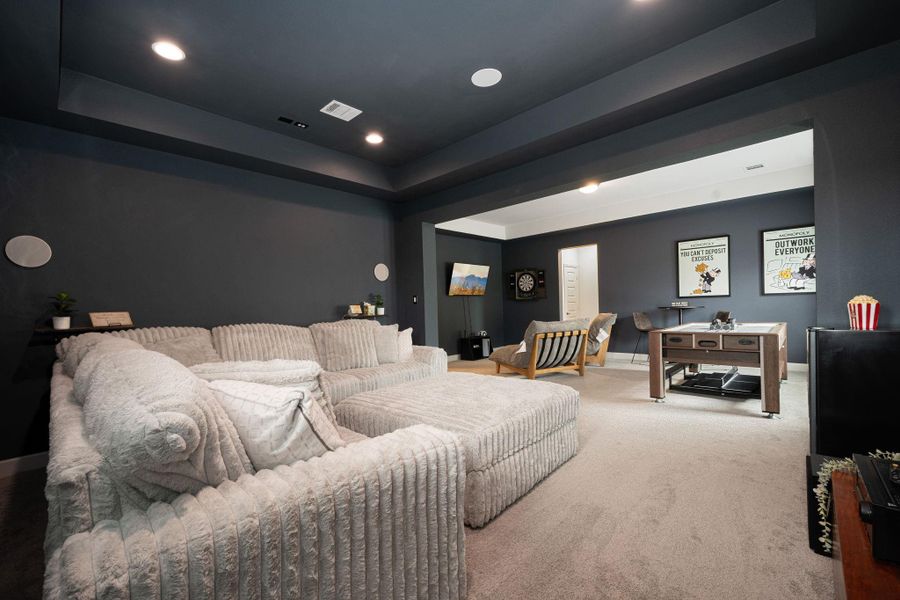 Furnished interior view inside a new home in , Manvel (Image 37).