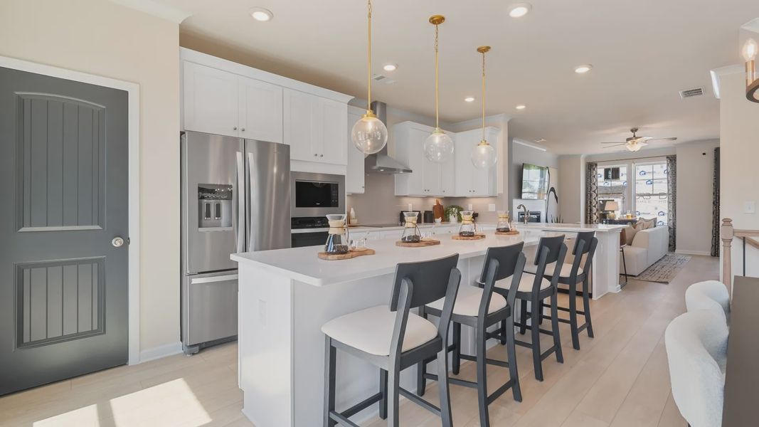 Furnished interior view inside a new home in Silverock, McDonough (Image 12).