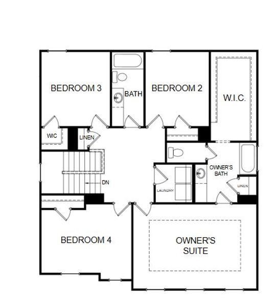 Image 3 representing the Turnbridge by Piedmont Residential in Creekside Landing, Dallas, GA.