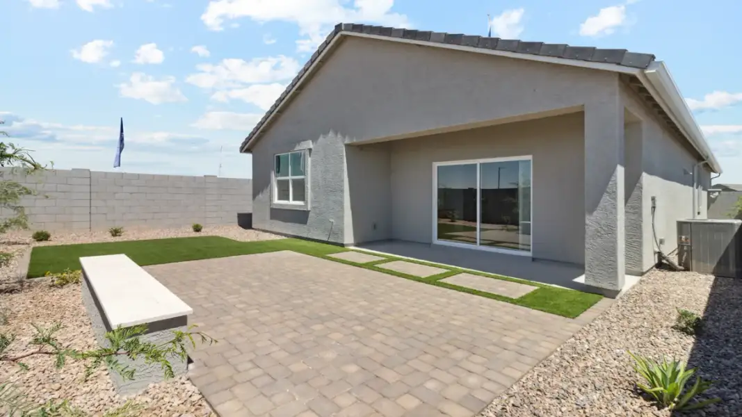 Exterior details and patio area of a home in Carlton Commons, Casa Grande (Image 3). Exterior details and patio area of a home in Carlton Commons, Casa Grande (Image 3).