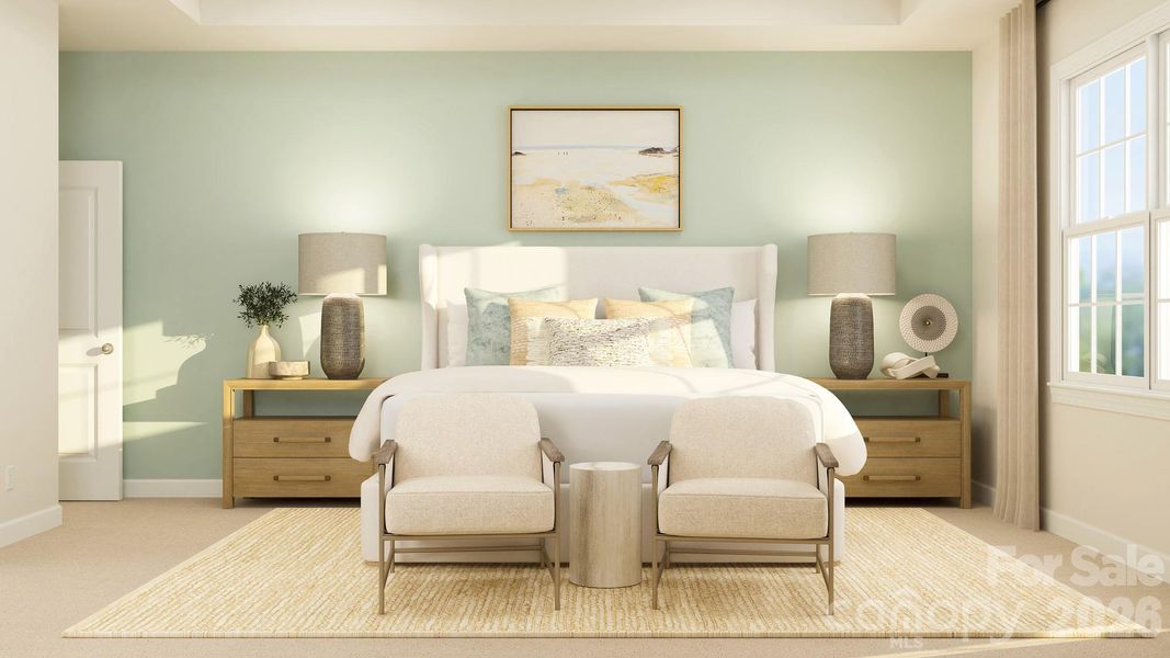 Furnished interior view inside a new home in Harris Mill, Indian Land (Image 6).