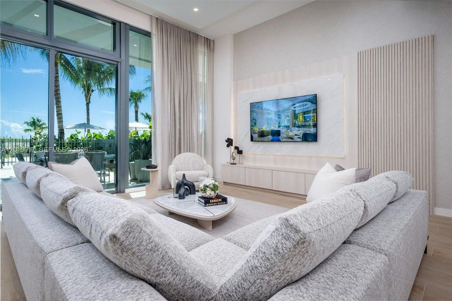 Furnished interior view inside a new home in Casamar, Pompano Beach (Image 6).