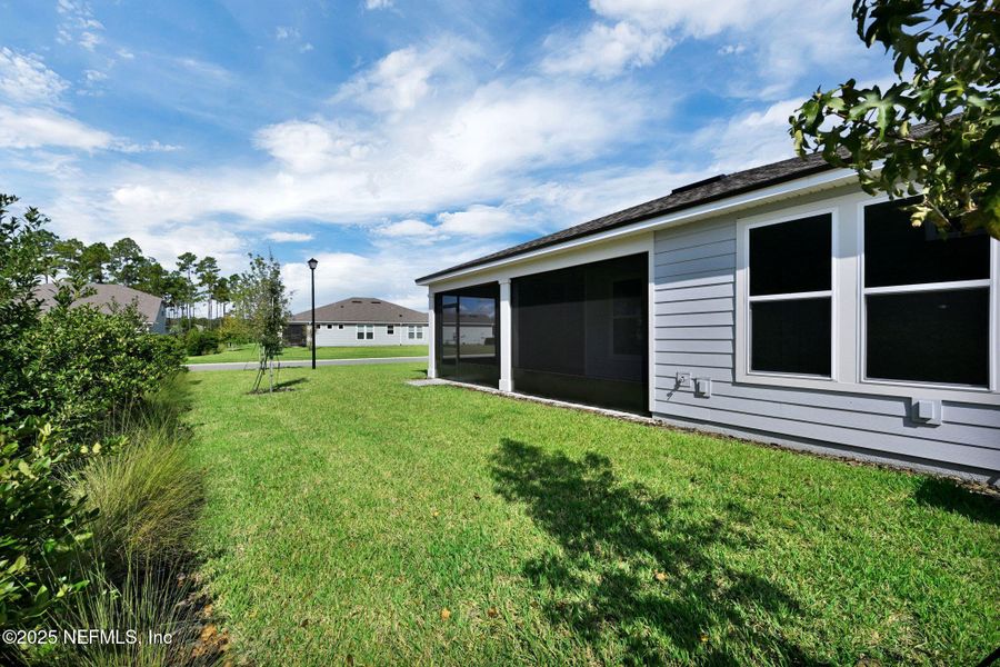 Exterior details and patio area of a home in Del Webb Nocatee, Ponte Vedra (Image 3).