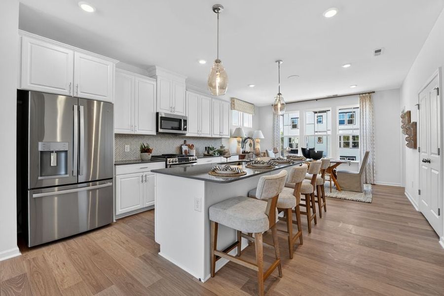 Furnished interior view inside a new home in Indian Trail Townhomes, Indian Trail (Image 16).