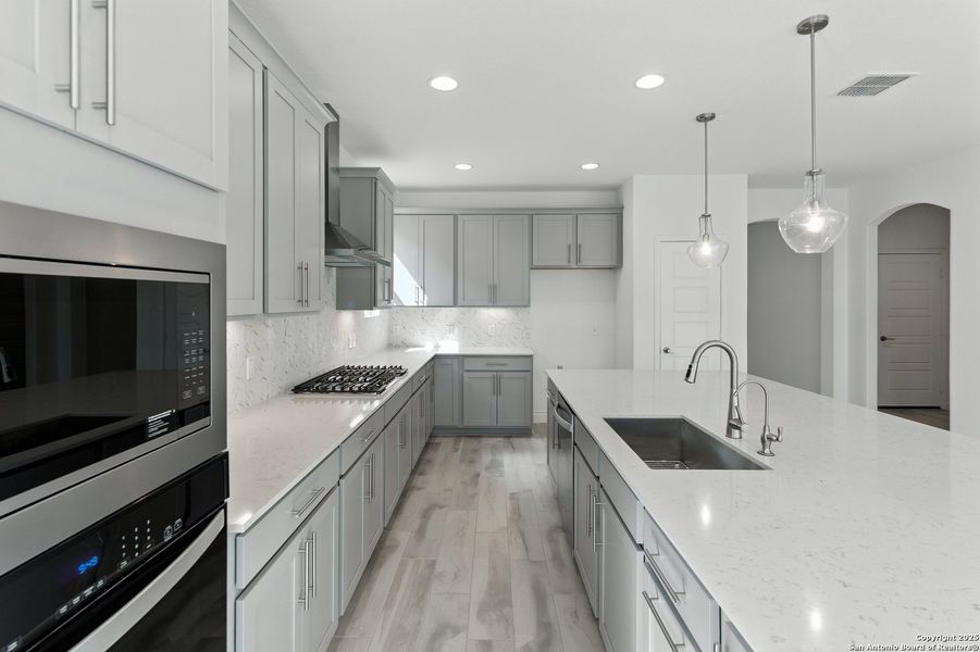 Furnished interior view inside a new home in Bison Ridge, San Antonio (Image 5). Furnished interior view inside a new home in Bison Ridge, San Antonio (Image 5).