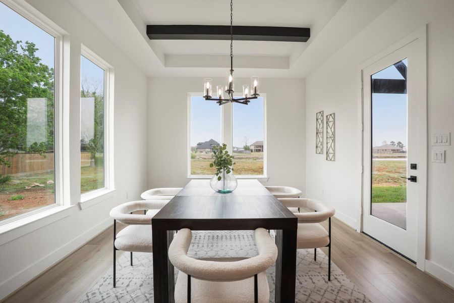 Furnished interior view inside a new home in Magnolia Bend, Rosharon (Image 36).