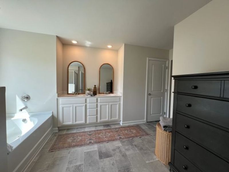 Representative furnished interior of a home built from the Emory Townhome by Piedmont Residential in The Retreat at Browns Ridge, Newnan (Image 15).