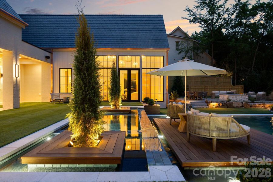 Exterior details and patio area of a home in , Charlotte (Image 30).
