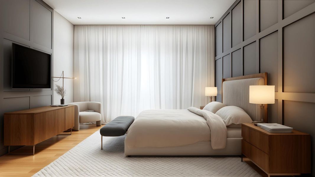 Furnished interior view inside a new home in , Delray Beach (Image 20).