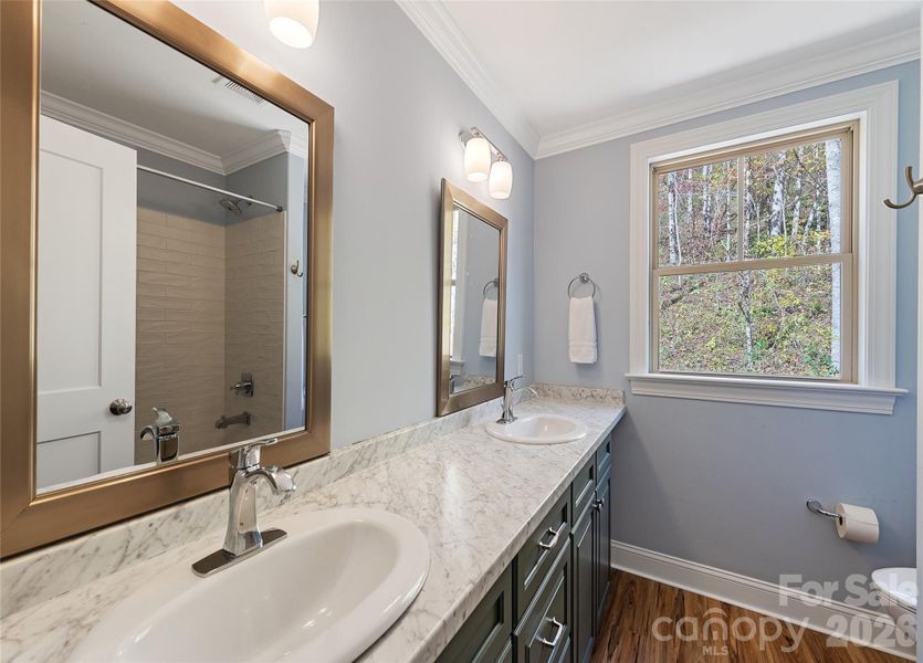 Furnished interior view inside a new home in , Waynesville (Image 33).